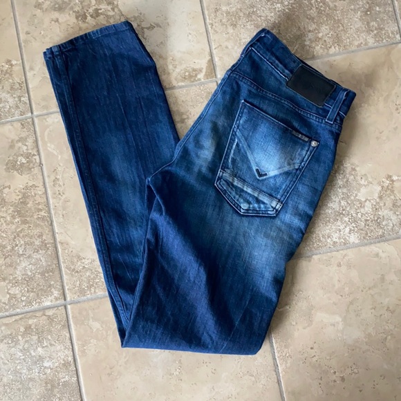 Men’s Hudson Blake Slim Straight Distressed Jeans Size 31 - Picture 2 of 10